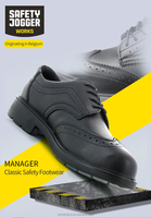 Chaussures de sécurité Safety Jogger MANAGER S3 810700, style exécutif, embout composite, anti-perforation, antistatiques, noires