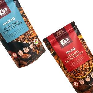 Matte Aluminum Foil <b>Pouches</b> Custom Logo Organic Food Stand Up <b>Pouches</b> For Cocoa Products Packaging - Product Image 6