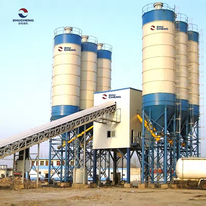 Centrale a Beton 60 90 120 180M3/H High Production Concrete Batching Plant Belt Type Precast Concrete Plant Equipment
