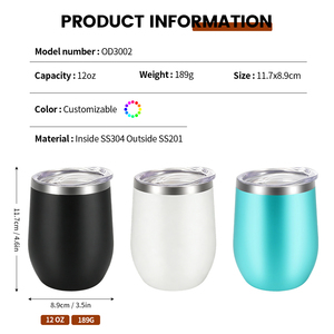 Vaso Térmico de Acero Inoxidable de Doble Pared de 12 oz con Accesorio Duradero de Grado Alimenticio, Porta Huevos para Fiestas y Uso Diario - Product Image 4