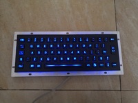 DSP 65 touches clavier de kiosque mécanique en métal d'acier inoxydable