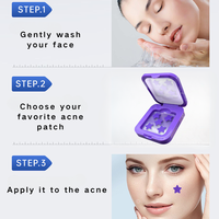 Patchs Hydrocolloïdes Étoilés Anti-Acné les Plus Vendus, Traitement Facial Anti-Acné Sans Cruauté Animale, Nettoyage des Pores, Tous Types de Peau, 25 Patchs