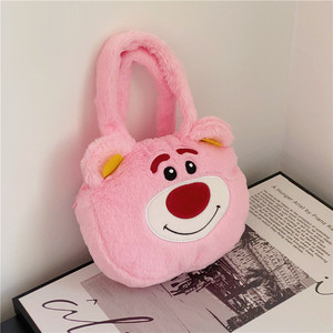 Nuova Borsa a Tracolla per Bambini a Forma di Orsetto <span class=keywords><strong>Fragola</strong></span> Cartoon, Borsa Portatile a Mano e Tracolla per Signore - Product Image 4