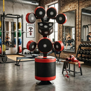 Soporte Multifuncional para Objetivo de Boxeo Vertical, Equipo de Gimnasio Personalizado de Cuero, Máquina de Fuerza Comercial, Estación de Entrenamiento - Product Image 3