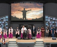Panneau mural vidéo Led à pas fixe de 2.5mm, église Pantalla géant Smd écran d'affichage Led d'intérieur polychrome P2.5