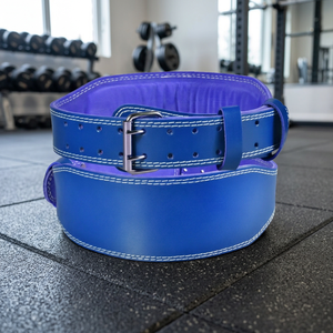 Cinturón de Levantamiento de Pesas de Cuero Vacuno Transpirable y Antideslizante con Soporte Lumbar Ajustable y Cierre de Hebilla para Entrenamiento de Fuerza, Gimnasio y Powerlifting - Product Image 4