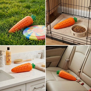 Juguetes Masticables Personalizados para Perros, Juguetes Interactivos con Sonido para Limpiar los Dientes de Cachorros, Juguetes Dentales de Goma Resistente para Perros de Raza Mediana - Product Image 5