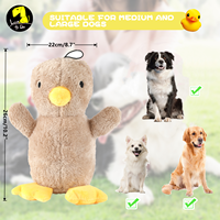 Jouet pour chien en forme de canard, jouet pour chiot écologique en vrac, jouet à mâcher pour chien, jouet en peluche doux qui couine, jouet pour chien en forme de poussin, fournitures pour animaux de compagnie