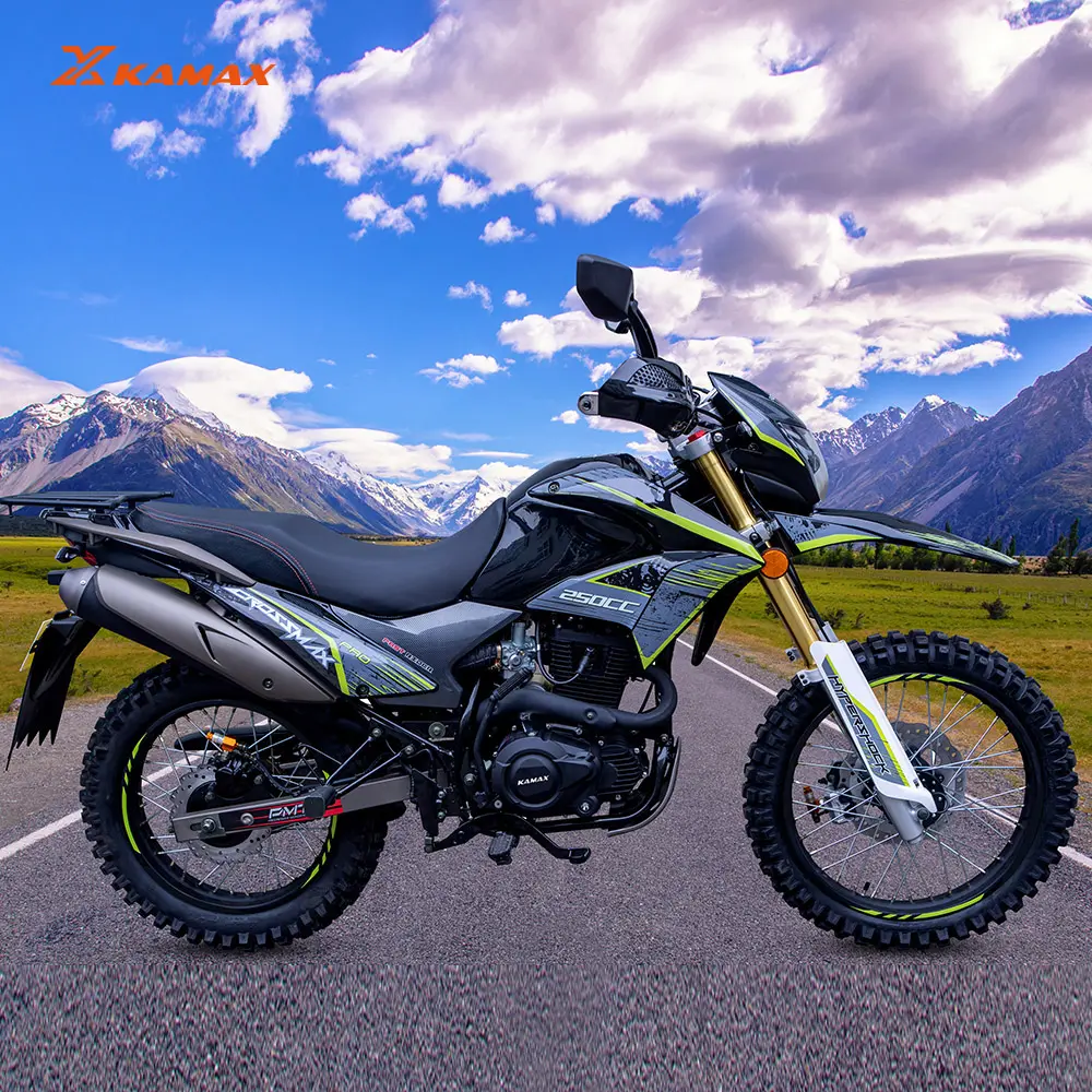 KAMAX 250CC Off-Road Dirt Bike Adults High-Speed Racing Powerful Electric Engine Moto Lineal Todo Terrenos