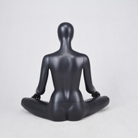 Mannequin de Yoga en fibre de verre pour femmes, noir, accessoire de sport,