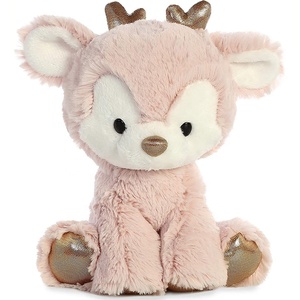 Hươu Peluche Màu Hồng Đáng Yêu Thời Trang Đồ Chơi Nhồi Bông Mềm Cho Bé Gái Trẻ Em - Product Image 1