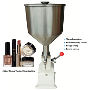 Machine de remplissage manuelle multi-usage pour pâtes et liquides - Cosmétiques, Alimentation, Produits chimiques quotidiens (Verre/Plastique/Métal) Capacité 10L F - Product Image 4