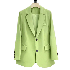 Giacca <span class=keywords><strong>da</strong></span> Donna Multicolore Stile Coreano, Abbigliamento <span class=keywords><strong>da</strong></span> Ufficio, Casual, Semplice, Elegante, Formale, Manica Lunga - Product Image 2