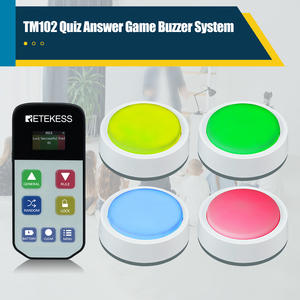 Jeu de <span class=keywords><strong>quiz</strong></span> Buzzer System 3 modes de réponse pour les compétitions scolaires Parties éducatives en classe Jeux familiaux Retekess TM102 - Product Image 1