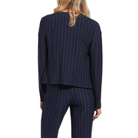Costume de travail formel pour femmes de haute qualité, col en V, style bureau, couleur unie, coupe ajustée, élégant, ensemble de costume formel pour femmes