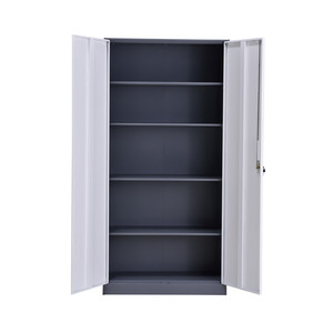 Sale Good Quality OEM Capacity File <strong>Storage</strong> Cupboard Office Steel <strong>Lockable</strong> Adjustable Shelving Document <strong>Storage</strong> 2 Door <strong>Cabinet</strong> - Product Image 4