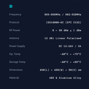 JT-8290 ISO18000-6C de largo alcance pasiva <span class=keywords><strong>rfid</strong></span> uhf lector de cabra, de gestión de - Product Image 5