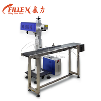 Ligne de production automatique d'eau en bouteille en plastique Machine d'impression laser Machine de marquage laser Machine d'impression laser