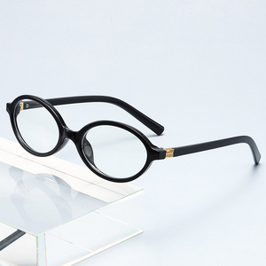 Lunettes ovales à imprimé léopard, verres UV400 Ac, monture moyenne, lunettes optiques unisexes avec motif Dragon et Phénix RG3089 - Product Image 3