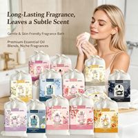 Savon Parfumé OEM ODM 250g, Marque Privée, Parfum Personnalisé, Emballage en Sac en Maille, Nettoyant Visage et Corps, Vente Directe Usine