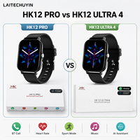 Montre connectée HK12 Pro Série 11 12 pour hommes, écran AMOLED HD, musique, son surround 3D, appels Bluetooth, étanche, montre connectée pour femmes HK12pro