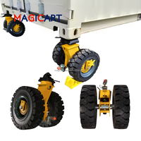 Roues pivotantes robustes pour conteneurs maritimes, capacité de 6000 kg à 20000 kg, pour conteneurs maritimes de 40 pieds