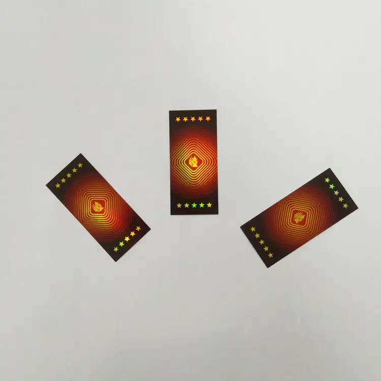 Sigaretta ologramma timbro etichetta stampa a colori Logo personalizzato scatola pacchetto di sigarette avvolgimento etichetta timbratura