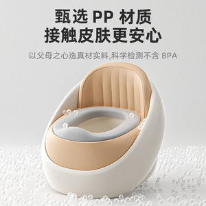 <b>Potty</b> <b>Training</b> Seat For Kids 3-6 Years Old PP Material With Soft Cushion And Backrest Support For Boys And Girls - Product Image 2