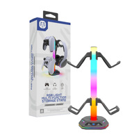Support de casque RGB pour manette de jeu Xbox PS4 PS5, support de contrôleur PS5 Pro, support pour écouteurs, pour les joueurs de PC