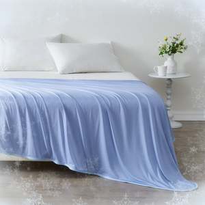 Couverture Rafraichissante Effet Froid Ultra <strong>Douce</strong> Tissu Respirant, Couverture D'et&eacute; Pour Lit Canap&eacute;, Sieste Adultes Et Enfants - Product Image 3