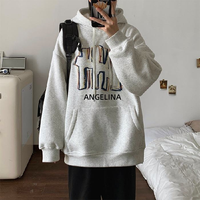 Sweat-shirt pull-over thermique doublé polaire épais style Harajuku pour femme, le plus vendu 2026, idéal pour le streetwear urbain professionnel