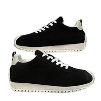 Chaussures pour hommes de style nouveau - Chaussures de sport décontractées rétro d'été, semelle épaisse, tige en toile tendance avec caoutchouc