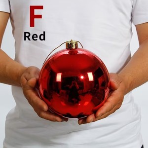 <span class=keywords><strong>Bolas</strong></span> de Navidad Gigantes de 10-60 cm, Adornos de Plástico Irrompibles para Árboles de Navidad, Decoración Navideña Comercial para Centros Comerciales y Exteriores - Product Image 6