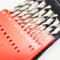 Foret hélicoïdal à tige droite HSS Kit d'outils de perçage métallique DIN338 jeu de forets outil de coupe polyvalent