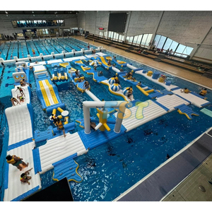 Parc aquatique gonflable en vinyle pour l'extérieur et l'intérieur, équipement <span class=keywords><strong>de</strong></span> parcours d'obstacles, piscine <span class=keywords><strong>de</strong></span> jeu avec bar pour les occasions en <span class=keywords><strong>mer</strong></span>, <span class=keywords><strong>location</strong></span> - Product Image 1