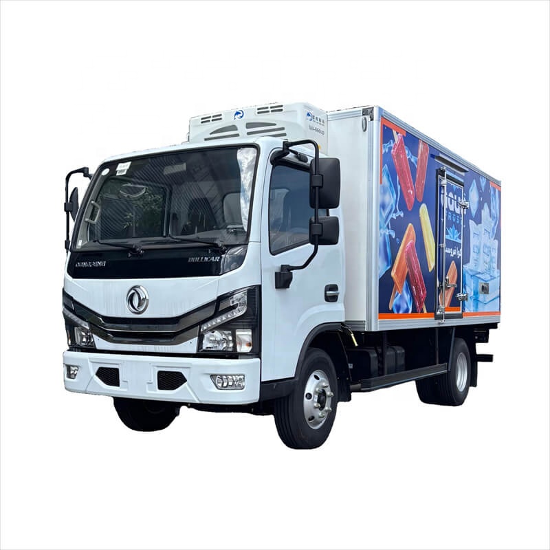Dongfeng 4x2 мини-рефрижератор 6 колес небольшой морозильник замороженный РЕФРИЖЕРАТОРНЫЙ изолированный грузовик