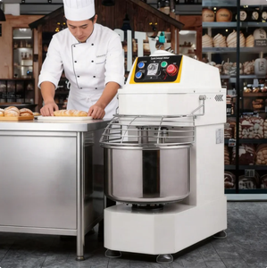 <span class=keywords><strong>Impastatrice</strong></span> Commerciale da 20 Litri 8kg per Farina e <span class=keywords><strong>Pasta</strong></span>, Attrezzatura per Panificazione e Mixer a Spirale per Impasto Pizza - Product Image 2