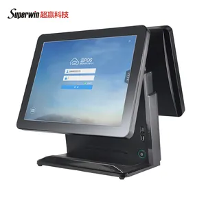 Pantalla Dual android pos inteligente pos terminal de pos tableta ccc fcc ce certificado