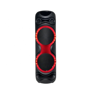 Haut-parleur portable robuste double 10 pouces rechargeable 20W RGB étanche IPX2 pour Bluetooth 5.3, TF, idéal pour les fêtes en extérieur et les téléphones mobiles - Product Image 1