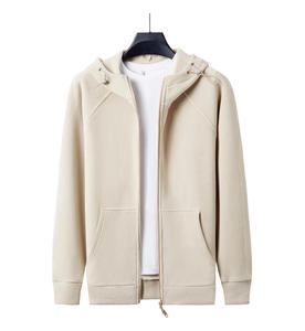 Felpa con Cappuccio e Zip a Collo Semi-Alto di <span class=keywords><strong>Marca</strong></span> Americana, Modello Oversize Unisex per Autunno e Inverno - Product Image 5