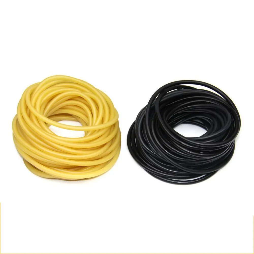 Preço de fábrica Colorido Alta Elasticidade Mergulhado Tubo De Borracha De Látex Exercício Bandas Slingshot Rubber Tubing