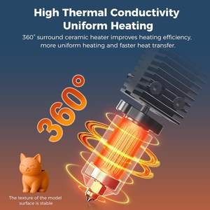 Kit de Bloque de Calentamiento Cerámico Creality para Hotend K2 K2 Pro, Resistente a Altas Temperaturas de 300°C - Product Image 3