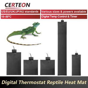 <span class=keywords><strong>Timer</strong></span> Termostat Digital Tahan Air Dapat Disesuaikan untuk Reptil dengan Alas Pemanas - Product Image 2