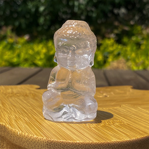 Figura de Buda Bebé Tallada a Mano en Cristal Natural, Piedra Preciosa de Reiki para Meditación, Decoración del Hogar, Regalo, Venta al Por Mayor - Product Image 6