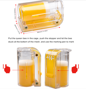 Stylo de marquage reine abeille attrape reine abeille marquage bouteille abeille capture Cage - Product Image 5