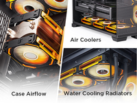 Haute qualité à bas prix ventilateur à lame inversée ventilateurs Pc 120mm ARGB boîtier refroidisseur Pc ventilateur de refroidissement