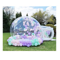 Dôme gonflable transparent géant pour enfants, maison de fête amusante, ballons en forme d'igloo, tente à bulles, maison à bulles gonflable transparente