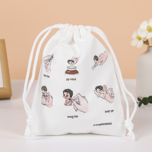 カスタムコットンキャンバスドローストリング靴ダストバッグ - Product Image 6