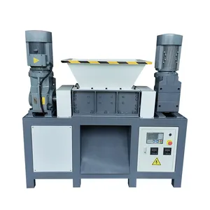 Double Shaft Shredder Machine for Plastic Metal Wood Recycling