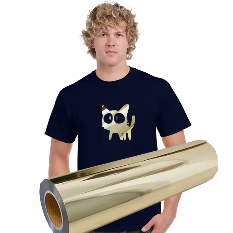 Fácil de hierro camiseta de transferencia de película de pet vinilo de transferencia de calor de impresión para ropa
